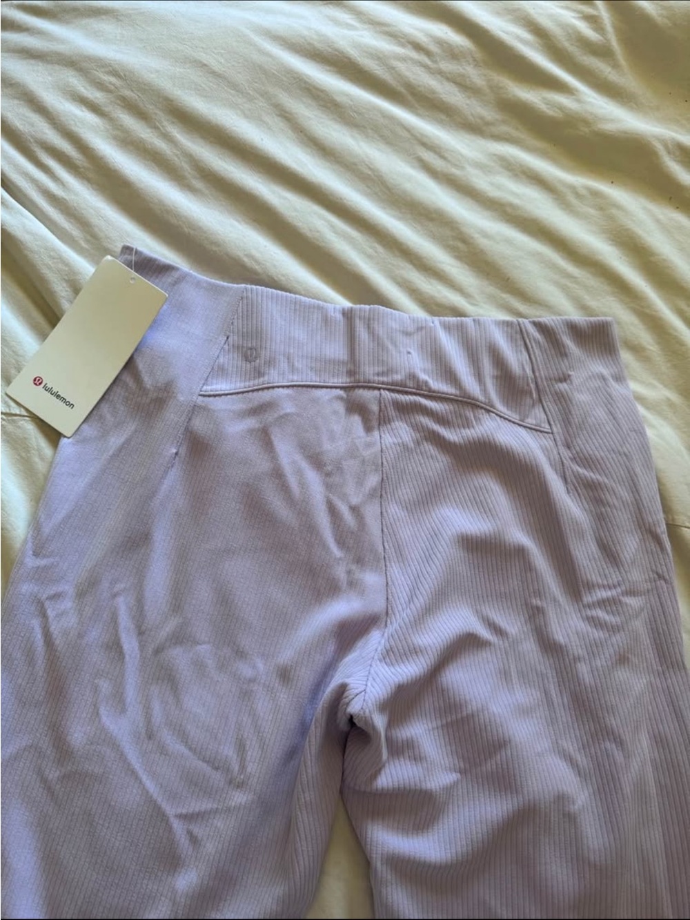 lululemon athletica Light Lavender Ribbed pants